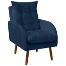 Poltrona Decorativa para Sala de Estar e Recepção Vanessa Veludo - SOFA STORE