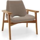 Poltrona Decorativa Para Sala De Estar Living Base Madeira Becker L02 Bouclê Bege - Lyam Decor Poltrona Decorativa Para Sala De Estar Living Base Madeira Becker L02 Bouclê Bege - Lyam Decor