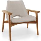 Poltrona Decorativa Para Sala de Estar Living Base Madeira Becker L02 Linho Bege - Lyam Decor Poltrona Decorativa Para Sala de Estar Living Base Madeira Becker L02 Linho Bege - Lyam Decor