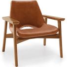 Poltrona Decorativa Para Sala de Estar Living Base Madeira Becker L02 material sintético Camel - Lyam Decor Poltrona Decorativa Para Sala de Estar Living Base Madeira Becker L02 material sintético Camel - Lyam Decor