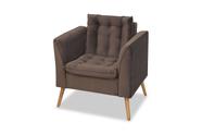 Poltrona + Decorativa Phoenix Marrom REC ESTOFADOS Poltrona + Decorativa Phoenix Marrom REC ESTOFADOS