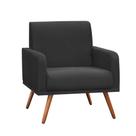 Poltrona Decorativa Sala de Estar Moderna Quarto Escritório Remi Poltrona Decorativa Sala de Estar Moderna Quarto Escritório Remi