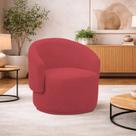 Poltrona Decorativa Sala de Estar Recepção Jasmine Suede