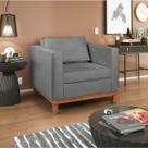 Poltrona Decorativa Suede Esper