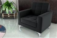 Poltrona Decorativa Thaina Veludo Preto E451 - Matrix
