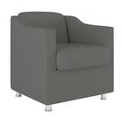 Poltrona Decorativa Tilla Reforçada Sala, Consultório Cor:cinza Poltrona Decorativa Tilla Reforçada Sala, Consultório Cor:cinza