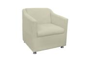 Poltrona Decorativa Tilla Suede Bege - Vallisa Decor Poltrona Decorativa Tilla Suede Bege - Vallisa Decor