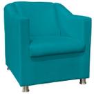 Poltrona Decorativa TillakTilla Consultório Recepção Sala Suede
