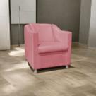 Poltrona Decorativa TillakTilla Consultório Recepção Sala Suede