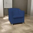 Poltrona Decorativa TillakTillak Sala de Estar, Recepção, Consultório e Escritório, Assento Confortável Revestimento Suede Premium
