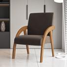 Poltrona Decorativa Veludo Marrom Duda Espresso Móveis Poltrona Decorativa Veludo Marrom Duda Espresso Móveis