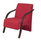 Poltrona Decorativa Vermelha Vênus D Salla Suede