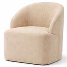 Poltrona Decorativa Victoria em Boucle Luxury Cor Bege