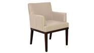 Poltrona Decorativa Vitória Couro Bege Pés Madeira Mz Decor Poltrona Decorativa Vitória Couro Bege Pés Madeira Mz Decor