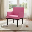 Poltrona Decorativa Vitória Suede Rosa Pés Madeira Mz Decor Poltrona Decorativa Vitória Suede Rosa Pés Madeira Mz Decor