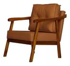 Poltrona Decorativa Vitória Suede Terracota Poltrona Decorativa Vitória Suede Terracota