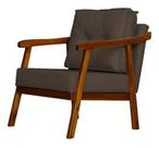 Poltrona Decorativa Vitória Veludo Marrom Poltrona Decorativa Vitória Veludo Marrom