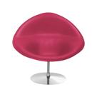 Poltrona Design Gondula material sintético Rosa