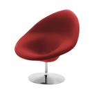 Poltrona Design Gondula Suede Vermelho