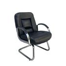 Poltrona Diretor Luxuosa Base Fixa Fixos Linha Firenze Preto