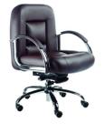 Poltrona Diretor Luxuosa com Braços Fixos Linha Firenze Marrom Poltrona Diretor Luxuosa com Braços Fixos Linha Firenze Marrom