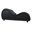 Poltrona Divã Recamier Tântrico Preta Sofá Completo Desire
