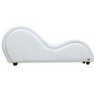 Poltrona Divã Tântrica Massagem Recamier Long Chaise Namoradeira Branca