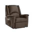 Poltrona do Papai Decorativa Trigon Veludo Marrom G37 - Gran Belo