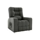 Poltrona do Papai Reclinavel Azera Cinza Matrix