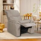 Poltrona do Papai Reclinável Copenhagen Suede Bege