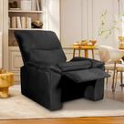 Poltrona do Papai Reclinável Copenhagen Suede Preto