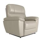 Poltrona do Papai Reclinável Elétrica Armênia Power Touch Couro Off White G40 - Gran Belo