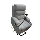 Poltrona do Papai Reclinável Elétrica Austin Lift Massagem USB Suporte para Celular Soft Linho Cinza G11 - Gran Belo Poltrona do Papai Reclinável Elétrica Austin Lift Massagem USB Suporte para Celular Soft Linho Cinza G11 - Gran Belo