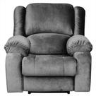 Poltrona do Papai Reclinável Elétrica com Massagem e USB Magnum Veludo Cinza G23 - Gran Belo