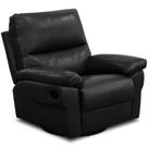 Poltrona Do Papai Reclinável Elétrica E Giratória Oliver D06 material sintético Preto - Lyam Decor Poltrona Do Papai Reclinável Elétrica E Giratória Oliver D06 material sintético Preto - Lyam Decor
