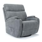 Poltrona do Papai Reclinável Elétrica Em Suede - Modelo Imperial Damie