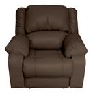 Poltrona do Papai Reclinável Elétrica Simon F05 Corano Marrom Fosco - Lyam Decor