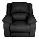 Poltrona do Papai Reclinável Elétrica Simon F05 Corano Preto - Lyam Decor