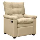 Poltrona do Papai Reclinável Imperador com Massageador Facto Bege Areia