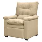 Poltrona do Papai Reclinável Imperador para Sala de TV Cinema Facto Bege Areia - SOFA STORE