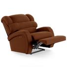Poltrona do Papai Reclinável Kalie Power Touch FH9 Veludo Terracota - Mpozenato