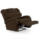 Poltrona do Papai Reclinável Kalie Power Touch Massagem FH9 Veludo Marrom - Mpozenato