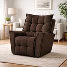 Poltrona do Papai Reclinável King Veludo - Star Confort