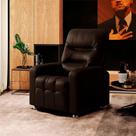 Poltrona do Papai Reclinável Maldivas Sintético Marrom - Speciale Home