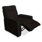 Poltrona do Papai Reclinável Manual Comfort Veludo Marrom - Montanaris Decor Poltrona do Papai Reclinável Manual Comfort Veludo Marrom - Montanaris Decor