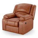 Poltrona do Papai Reclinável Massageadora Elétrica com USB Simon F05 Corano Caramelo - Lyam Decor