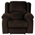 Poltrona do Papai Reclinável Massageadora Elétrica Simon F05 Veludo Marrom Chocolate - Lyam Decor
