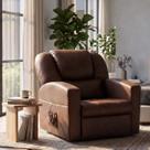 Poltrona do papai Reclinável material sintético Conforto Premium - Marrom Poltrona do papai Reclinável material sintético Conforto Premium - Marrom