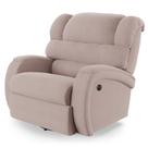 Poltrona do Papai Reclinável Napoli Glider Giratória USB Veludo Rosê FH1 - D'Rossi Poltrona do Papai Reclinável Napoli Glider Giratória USB Veludo Rosê FH1 - D'Rossi