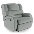 Poltrona Do Papai Reclinável Napoli Power Elétrica Pu Fh1 Cinza